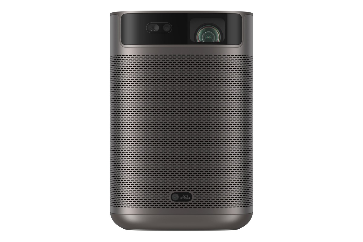 XGIMI MoGo 2 Pro front view, lens and woven grille