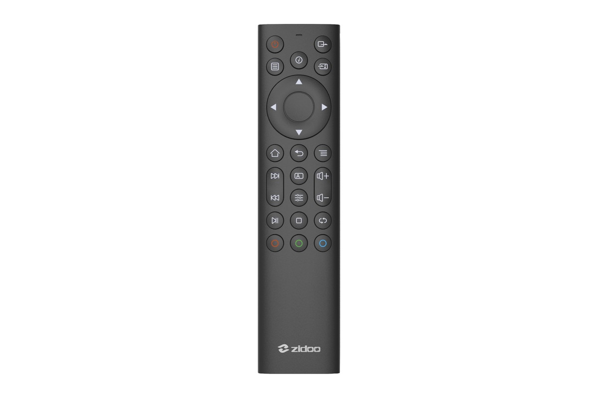 Telecomando Zidoo V10 Mini, vista frontale